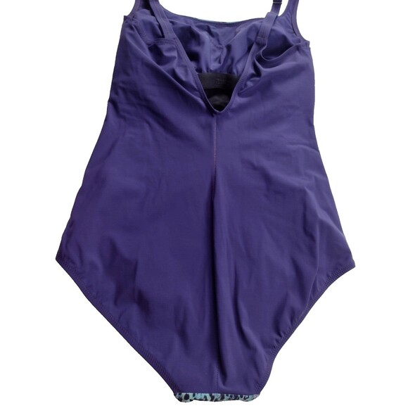 ANITA CARE Peacock Fever Albina Prosthetic One Piece Swimsuit US Size Medium - Picture 4 of 12